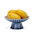 Chinese Zen Ceramic Goblet Retro Afternoon Tea Cake Tray Dim Sum Plate Snack Fruit Plate Creative Fruit Tray for Christmas