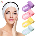 QIYUE Women's Sports Yoga Hairband Makeup Magic Sticker Hair Accessory Set Face Wash Bandana