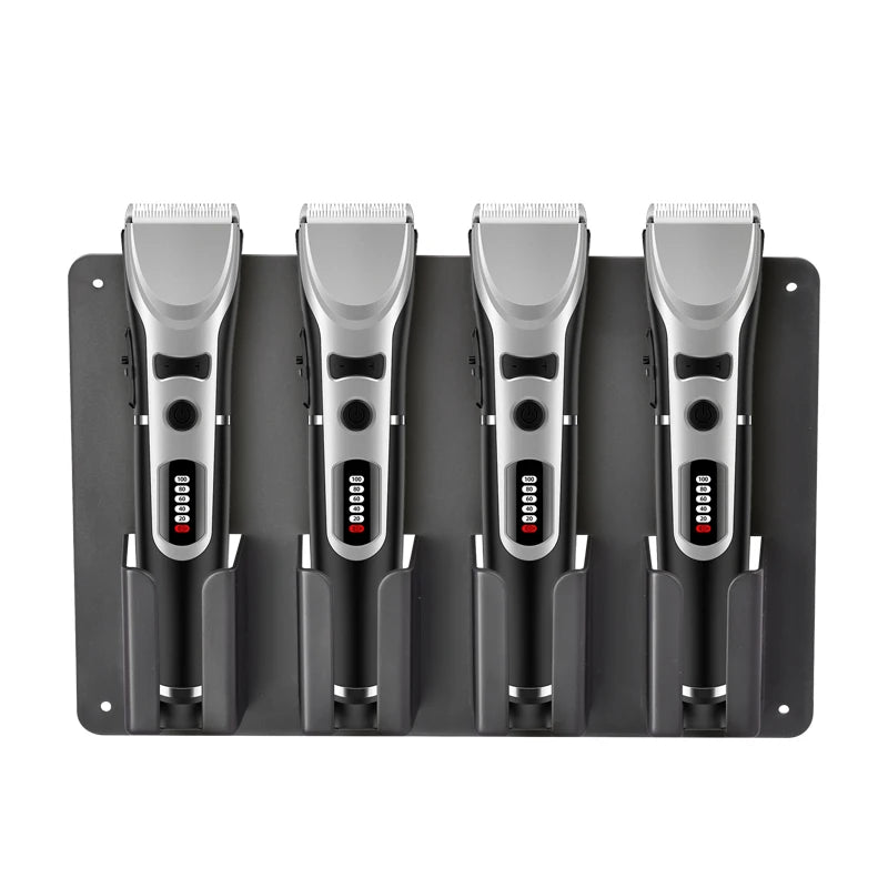 Hot Sales Salon Accessories Plastic Hair Clipper Wall Mount Salon Storage Rack Bracket