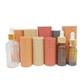 Spot Essential Oil Bottle Paper Tube Kraft Paper Can Cylinder Outer Packaging Tea Gift Box with Degradable Material
