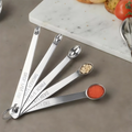 Mini Measuring Spoons Set Heavy Duty Stainless Steel Teaspoon for Cooking and Baking Small Amount Liquid Ingredients and Spices