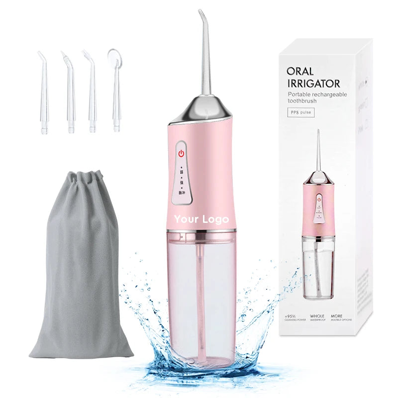 Wholesale Water Dental Flosser Teeth Pick Rechargeable Travel Irrigation Cleaner IPX7 Electric Portable Cordless Oral Irrigator