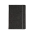 Custom Business A5 Elastic Band Linen Note Book Fabric Cover Black Hardcover Journal Notebook