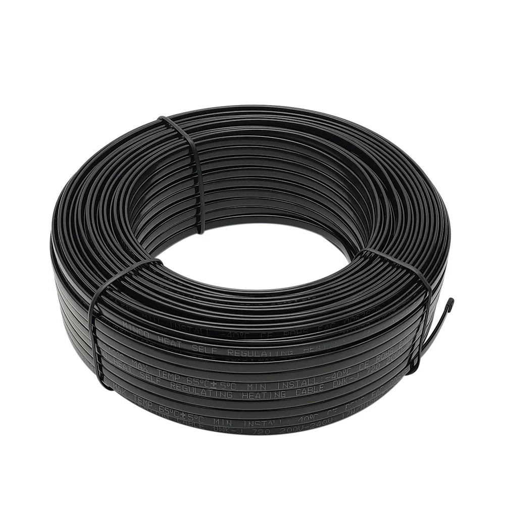 Minco Heat 17w/m  Self Regulating Heating Cable  Prevent Pipe Freeze Heat Trace System