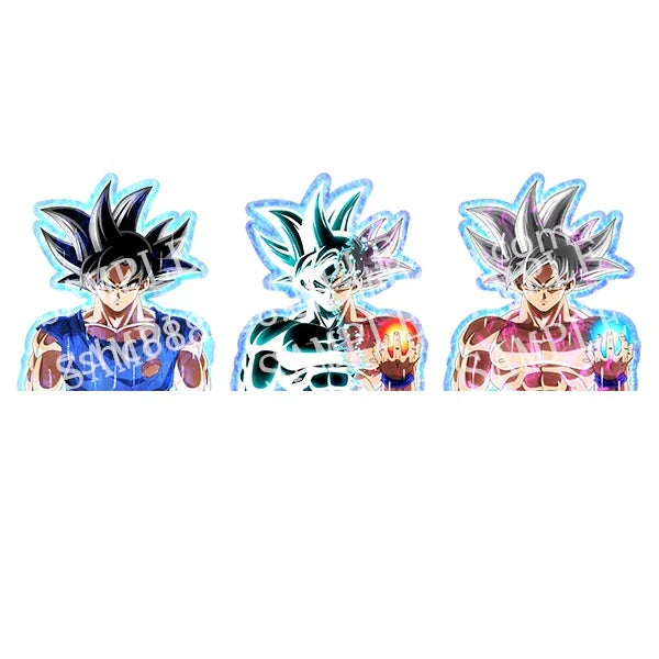 25 Designs Gokued Anime Motion Sticker Manga SSJ Waterproof Decals for Cars 3D Lenticular Decals Laptop Wall Art Home Decor