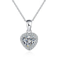 1 Karat D Moissanite Necklace With Female Love Alien Pendant S925 Sterling Silver Pt950 Diamond Plated Gift Jewelry