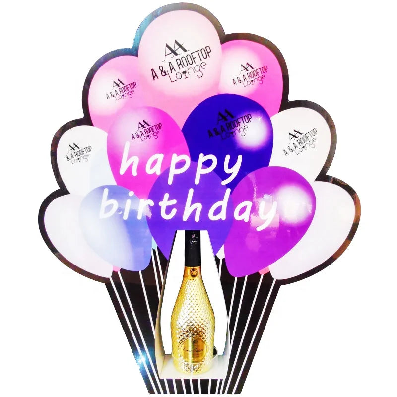 LED Balloon Bottle Presenter for DJ Disco Events Party Lounge Bar Night Club Display Racks VIP Bottle Carrier
