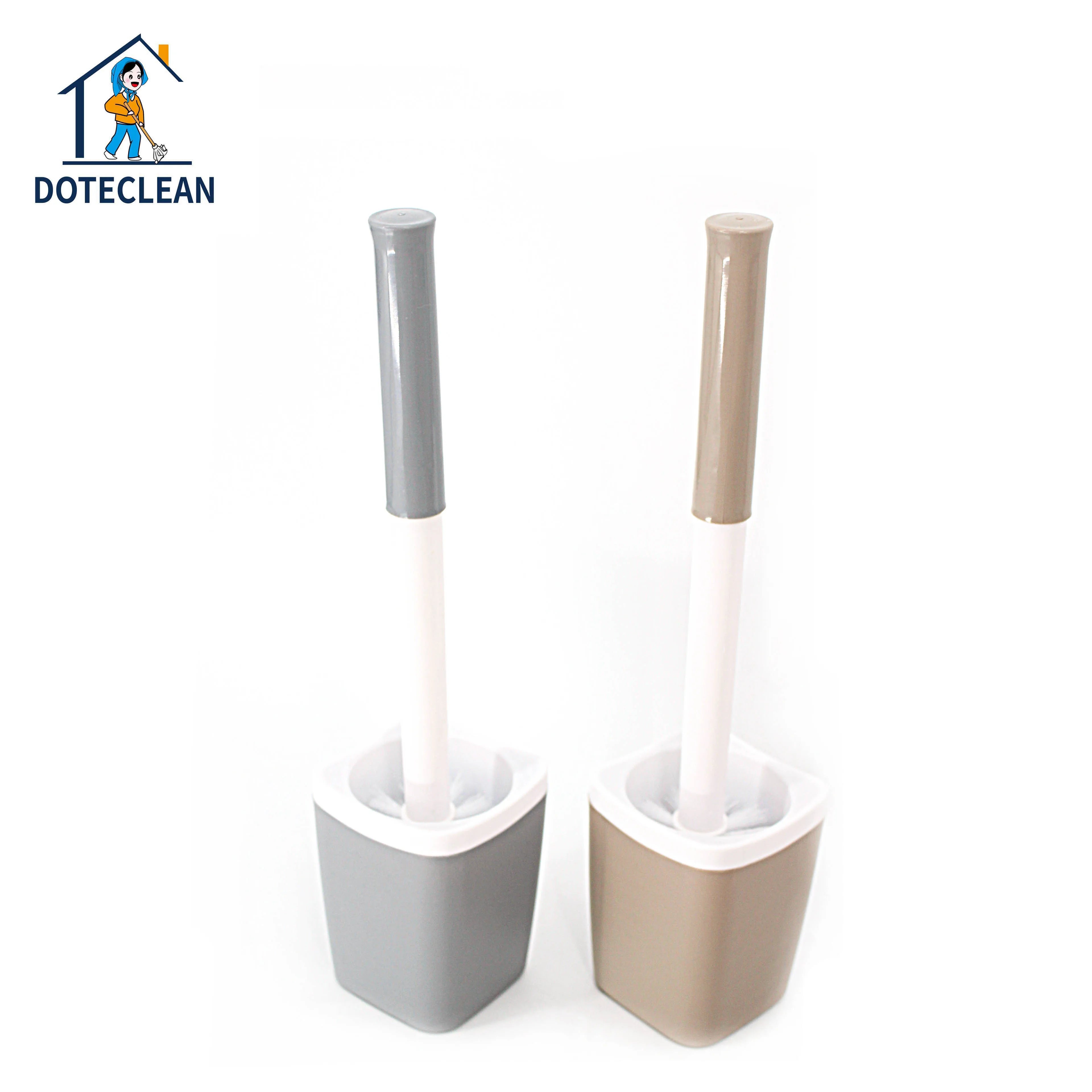 Bathroom Clean Brush Plastic Toilet Brush Set With Holder