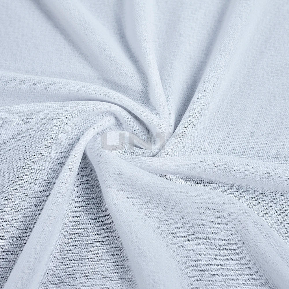ODM/OEM Gum Stay Circular Knit Interlining pa Double Dot Fusing 100% Polyester Stretch Fusible Interlining for Garment