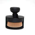 Custom Brushes Logo Full Round Head Brush Synthetic Hair Frosted PVC Plastic Handle Car Cleaning Brush