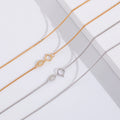 CH012 18inches Manufacturer  925 Sterling Silver 18k Gold Plated Chain Guba Chain Necklace Silver Jewelry for Women