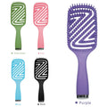 Customized Barber Hairstyling ABS Detangling Hair Brush Straightener Comb
