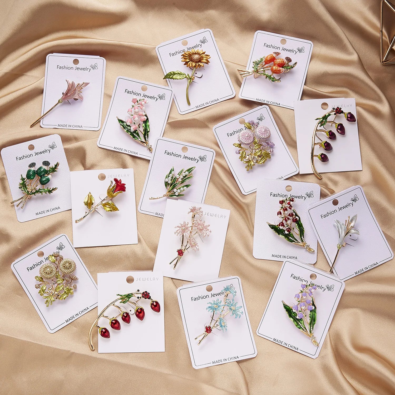 Europe America Daffodil Brooch Fashion Creativity Sunflower Brooch Exquisite Rose Brooch