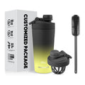 Customized Shaker Cup Insulated Stainless Steel Water Bottle Vacuum With Leak-proof Lid