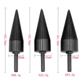 Hot Selling Removable Firewood Log Splitter 38/42/45mm Drill Bit for Wood Drill Bits for Heavy Duty Drill Screw Cone Driver
