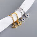 Trendy Evil Eye Diamond Earrings Light Luxury Zircon Earrings Fashionable Temperament Versatile Drop Earrings for Women