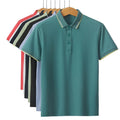 China Clothes Factory Custom High Quality Polyester Cotton Fabric Short Sleeve Men's Brand Polo Shirt