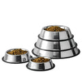 Wholesale Pet Bowl Feeder Stainless Steel Pet Basic Bowl  Cat Food Feeder Stainless Steel Dog Bowl for Dog Cat