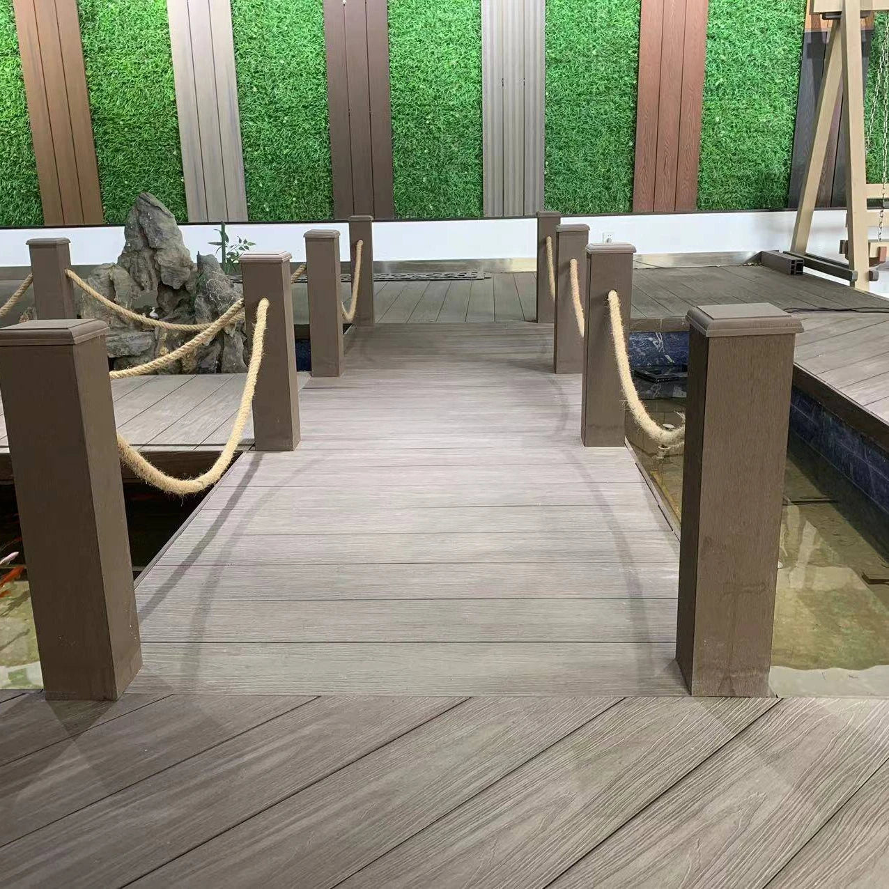 Waterproof Composite Wpc Wall Panels Outdoor Wpc Decking Floor