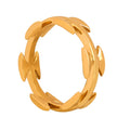 Finger Vintage Ring Hot Selling New Arrival Anniversary Ring 18k Gold Plated Stainless Steel Wholesale Jewelry Supplier