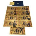 9 Types Japanese Anime Manga Death Note Yagami Light Misa Gold Banknotes for Fan Collection Cards Gift