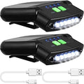 Helius Super Bright Hands-free Cap Flashlight Clip Cap USB Rechargeable Waterproof Led Torch Flashlight Working Headlamp