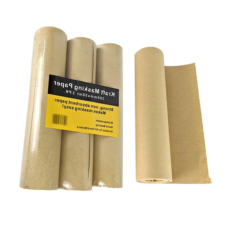 Masking Paper Eco Friendly Craft Kraft Paper for Automotive Painting Car Construction Surface Protection