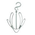 Rotating Multipurpose Balcony Hanger Drying Plastic Shoe Rack Creative Double Hook Outdoor Windproof Hook Storage Shoe Rack
