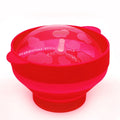 Custom Logo Home DIY Microwave Popcorn Maker Collapsible Classic Style Hot Air Silicone Popper Bowl with Lid Sustainable