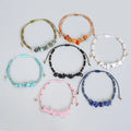 2025 Crystal 2022 New Handmade Braided Rope Bracelet Color Irregular Gravel Glass Seed Beads Bracelet  for Women Jewelry