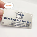 Custom Brushed Metallic Stainless Steel Label Metal Logo Sticker Stainless Steel 3D Embossed Sticker/stainless Steel Plates