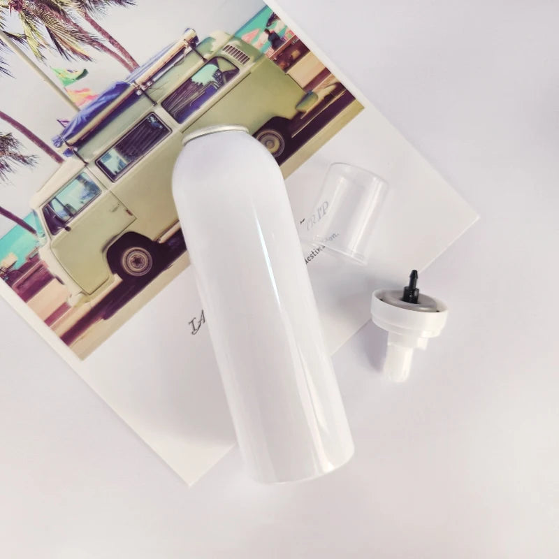 Stock 200ml Empty Aerosol Can Aluminum White Aerosol Can Bottle