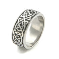 Wholesale European and American Personality Retro Punk Totem Rings Nordic Viking Mens Celtic Knot Stainless Steel Rings