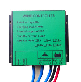 CHINA Factory 300/400/ 500/600W WIND TURBINE CHARGE CONTROLLER WATER PROOF REGULATOR for WIND GENERATOR 12V 24V AUTO SWITCH 20A