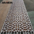 6-Foot Modern Eco-Friendly Decorative Metal Fence Panels with Heat Treated Wood Inserts and 3D Modeling Services for Sale