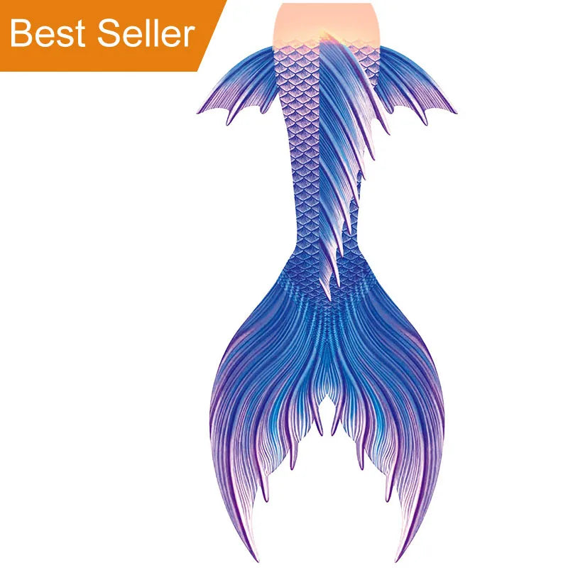 Local Delivery Custom Women's Mermaid Tail 2-Piece Bikini Set Spandex/Polyester Print Design Eco-Friendly Quick Dry for Swimming