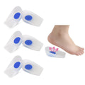 Foot Protection Sore Bruised Bone Spurs Pain Relief Profession Podiatrist Medicated Grade Silicone Heel Cups Cushion Insole Pad