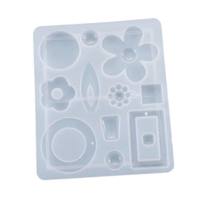Multiple Styles Silicone Jewelry Molds Epoxy Earrings Hole Craft Making Rings Necklace New Charm Reliable Hanging Soft