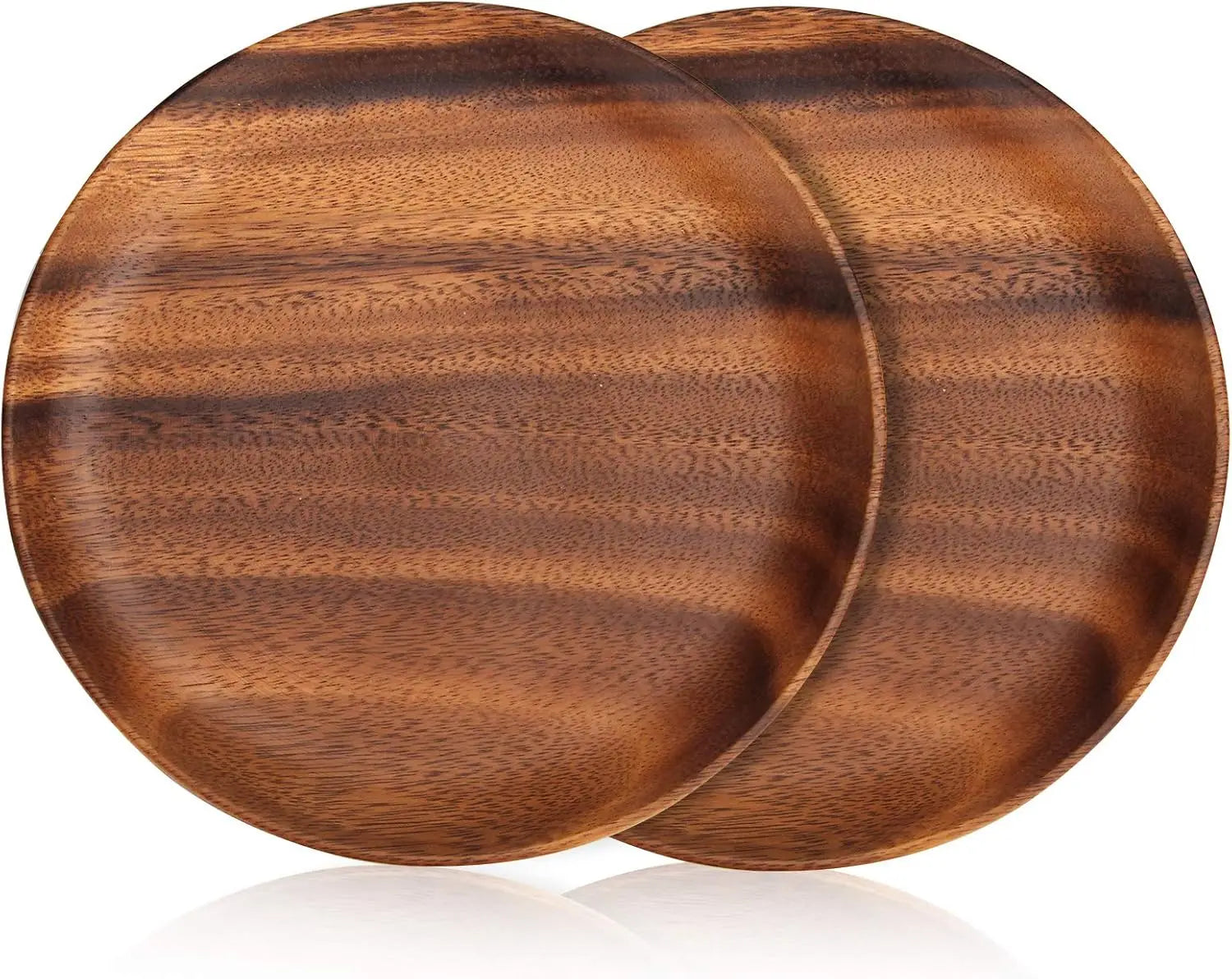 Custom Rectangle Wooden Serving Platter Various Styles Acacia Wood Dining Dishware Set Disposable Fruit Cake Tray