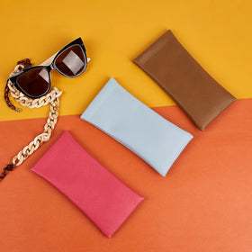 Luxury Leather Sunglass Case Custom Sunglasses Case Custom Logo Packaging Organizer Case Eyeglasses Storage Box Pouch