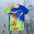 Wholesale Men's Eco-Friendly 100% Polyester 180g Sublimation Transfer Print Short Sleeve T-Shirts Custom Logo Digital Ready