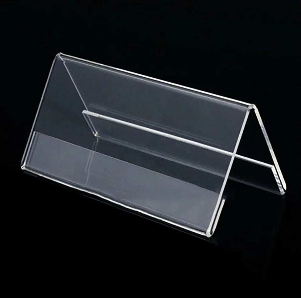 Acrylic Name Plate Holder for Office Divider Acrylic Name Plate Holder