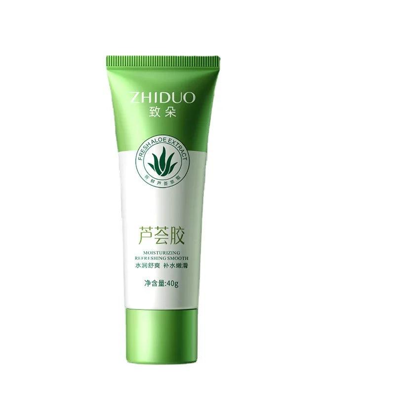 OEM ODM ZHIDUO Wholesale Price 40g Refreshing Moisturizing Lock Water Gel Repair Skin Aloe Vera Gel