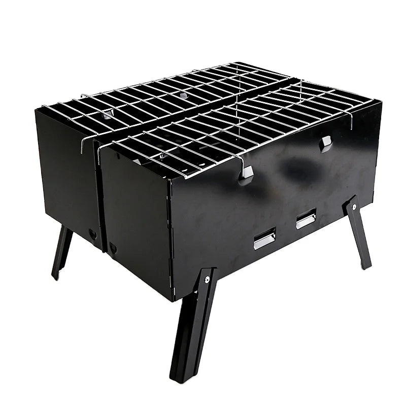 Portable Foldable BBQ Grill for Outdoor Cooking Lightweight and for Camping Hiking Picnics
