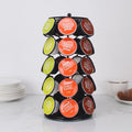 2024 New Gift Kitchen Espresso Coffee Capsule Holder k Cup Coffee Pod Organizer Holder Rack Rotatable