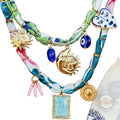 Handmade Bohemian Adjustable 18K Gold Plated Cotton Copper Festival Gift Jewelry Women New Trendy Heart Shape Pendant Necklaces