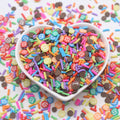 5mm M Beans Candy Slices Faux Sprinkles Solf Clay Shaker Filler Decoration 1KG Slime Supplies Craft Figurine Pattern Non-toxic