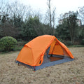 High-End CZX-463 Orange Ultralight Double Layer Tent 2-Person Camping Mountain Backpacking Tent with Footprint