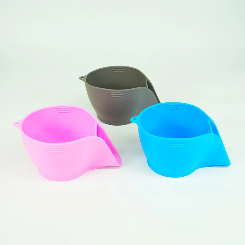 Multi-Functional High-Temperature Resistant Kitchen Storage Box Easy Clean Food Grade Silicone Drain Basket with Bag Packaging