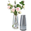 Modern Ins Boho Elegant Iridescent Eco-Friendly Handmade Glass Vase for Indoor Home Decor Wedding Tabletop Use Mouth Blown